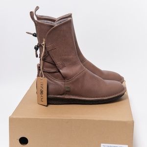 Po-Zu Star Wars Rey Piper Boots Brown Leather 39 NWT